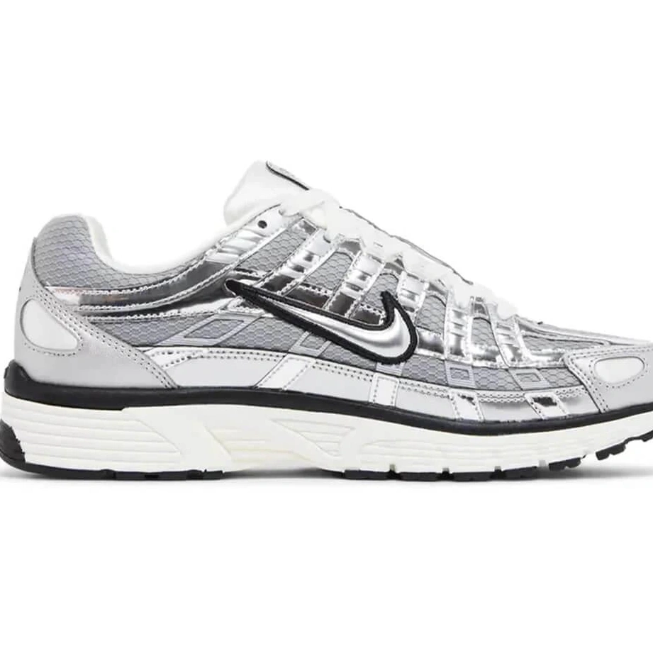 Nike Metallic P-6000 Silver 0808